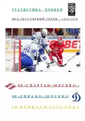ХК Спартак Москва ХК Динамо Москва 10 февраля 2026 г Статистика Хоккея АВТОРСКАЯ