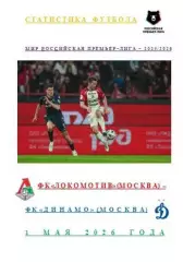 ФК Локомотив Москва ФК Динамо Москва 1 мая 2026года Статистика Футбола АВТОРСКАЯ