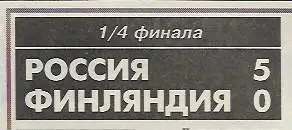 россия финляндия 1996 кубок мира 1/4 финала статистика отчёт фото спорт экспресс