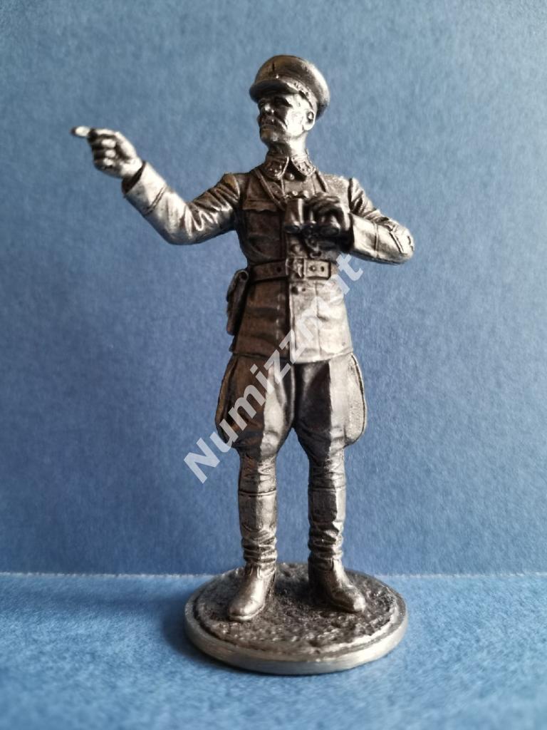 Оловянная миниатюра. 54 мм. Генерал-полковник И.С.Конев