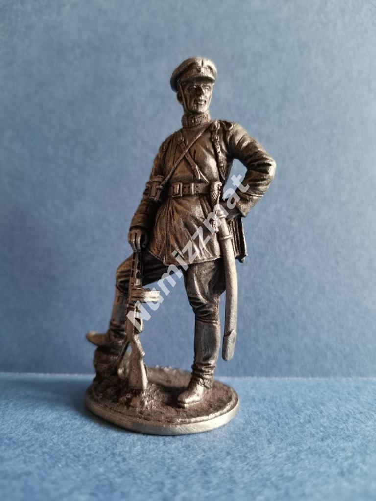 Оловянная миниатюра. 54 мм. Майор кавалерии Красной Армии
