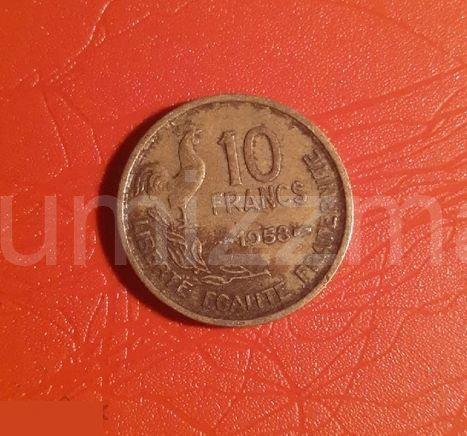 Франция 10 франков 1958 год ( 44 )