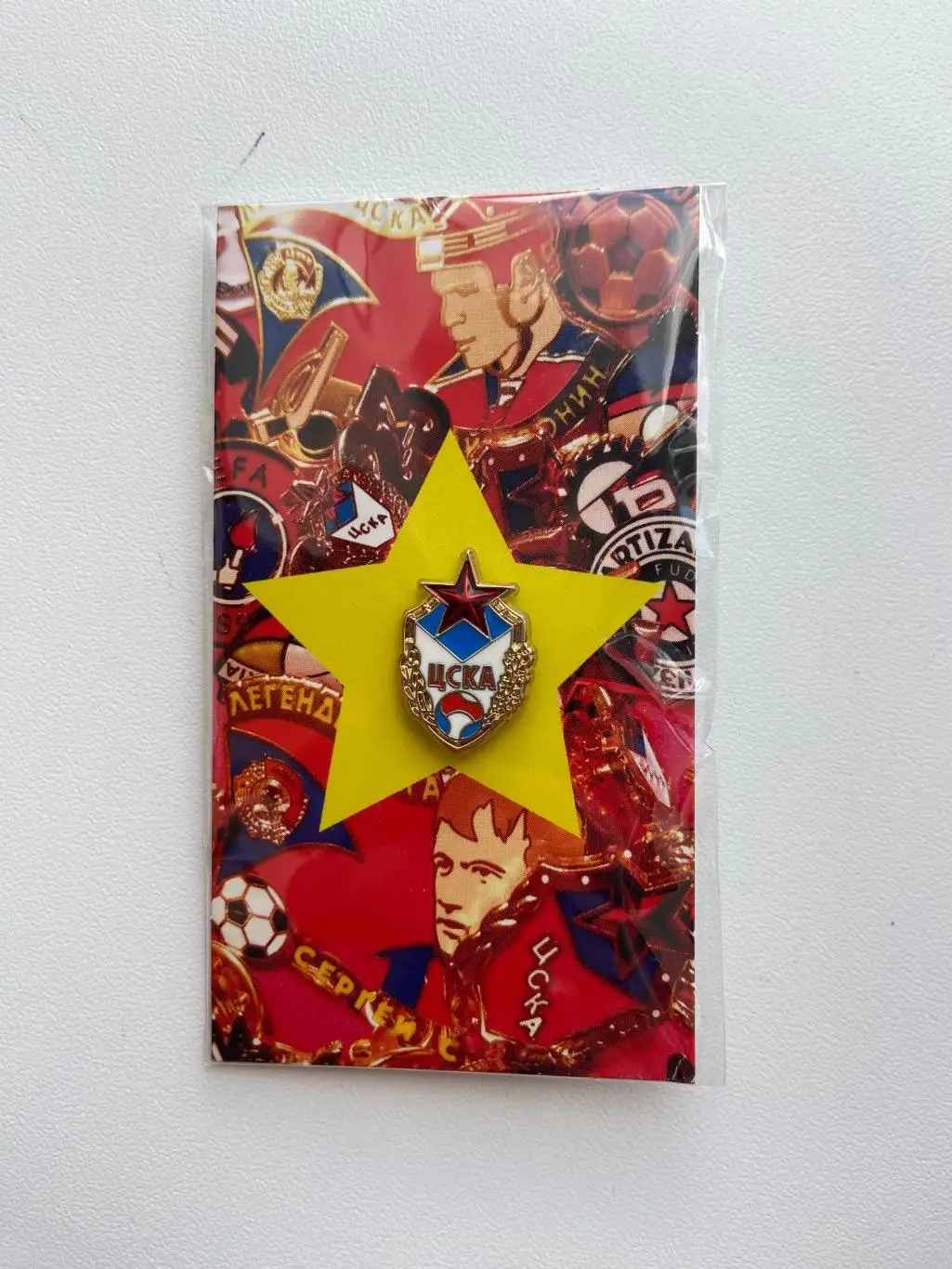 Значок пляжный футбольный клуб ЦСКА