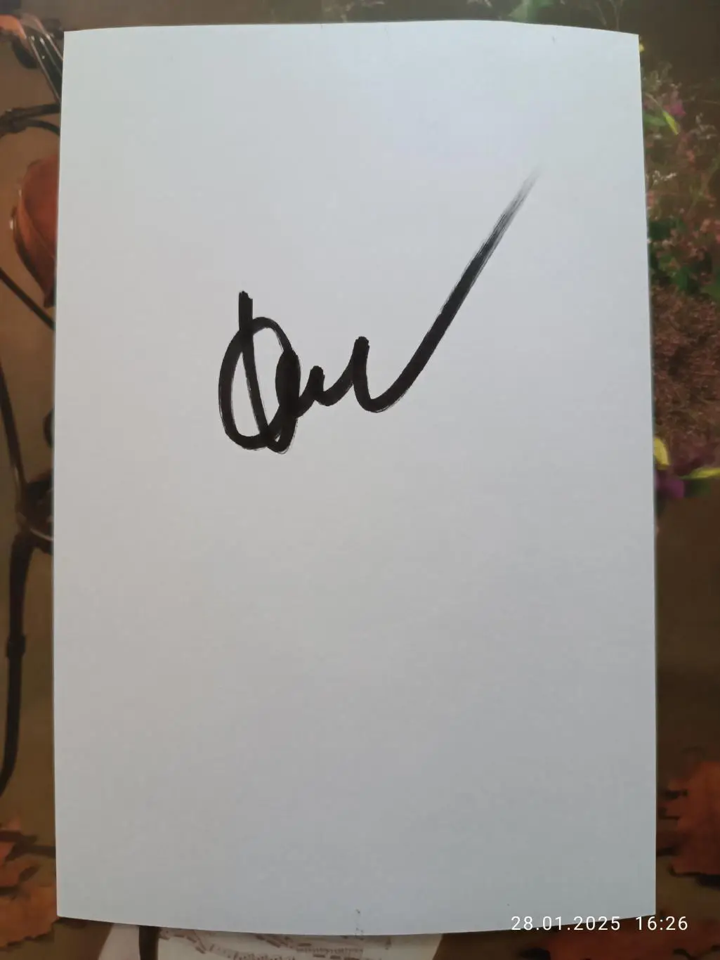 Автограф Ольга Филиппова Редкость 3