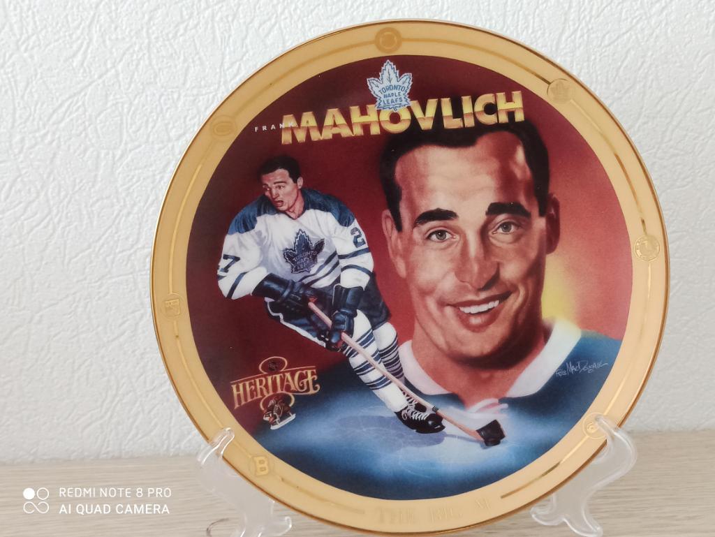 Декоративная тарелка хоккеистов NHL