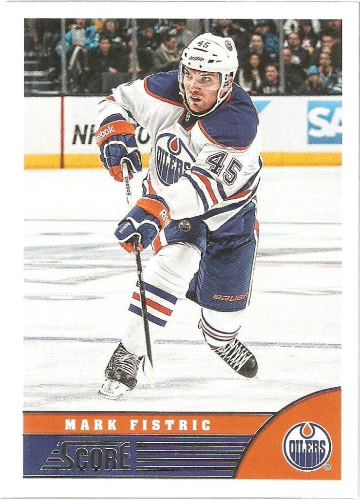 2013-14 Score #196 Mark Fistric (Edmonton Oilers)