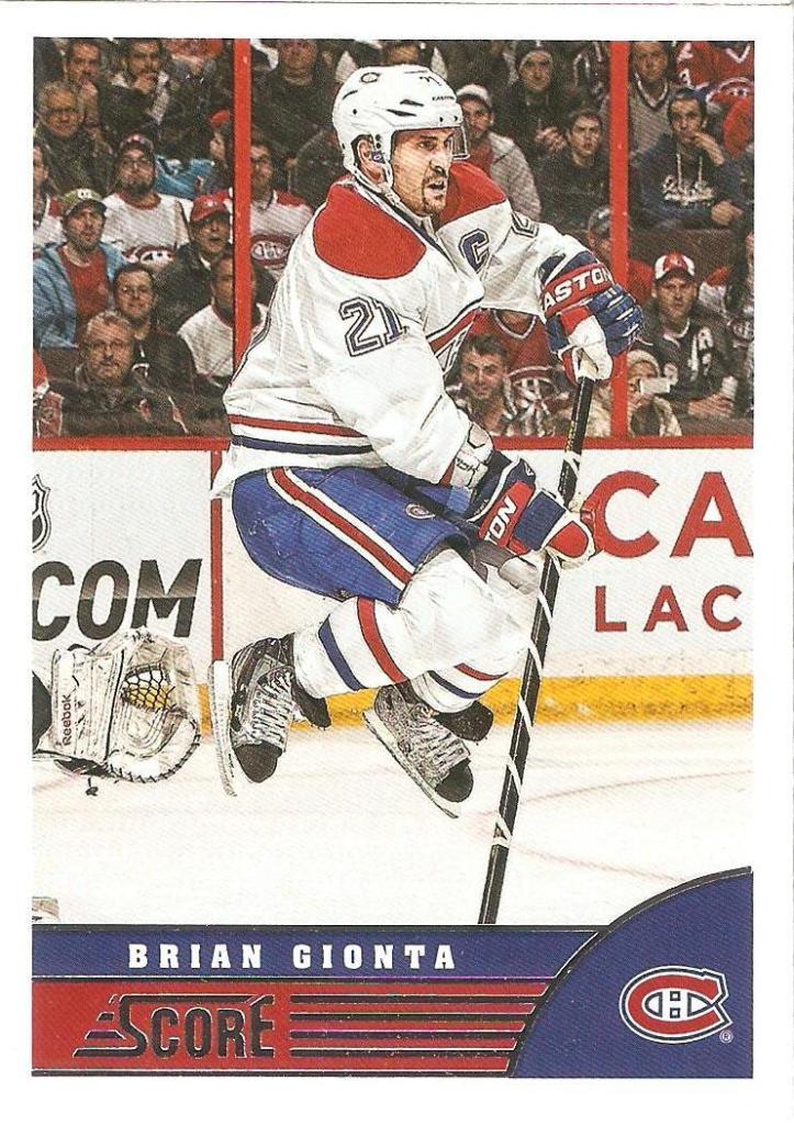 2013-14 Score #258 Brian Gionta (Montreal Canadiens)