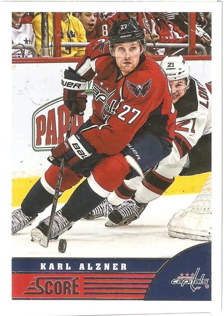 2013-14 Score #523 Karl Alzner (Washington Capitals)