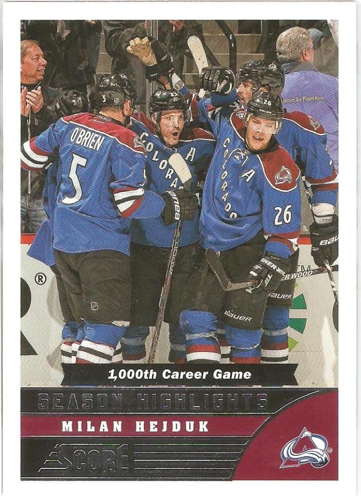 2013-14 Score #585 Milan Hejduk (Colorado Avalanche) Season Highlights