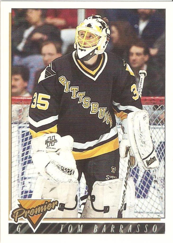 1993-94 O-Pee-Chee Premier #446 Tom Barrasso (Pittsburgh Penguins)
