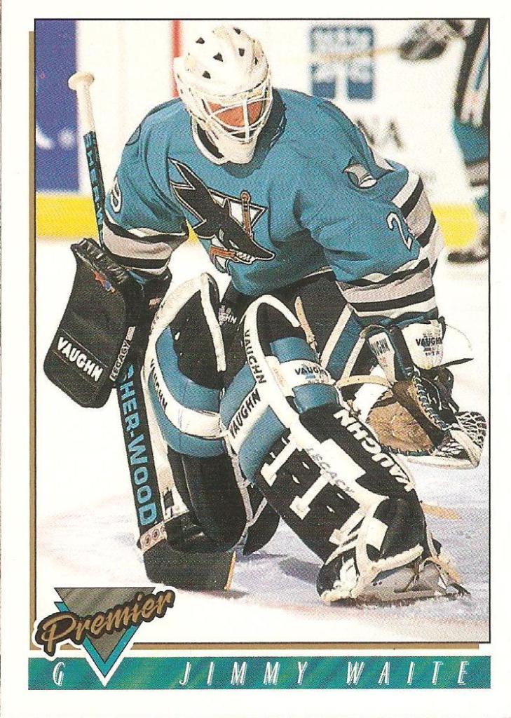 1993-94 O-Pee-Chee Premier #388 Jimmy Waite (San Jose Sharks)