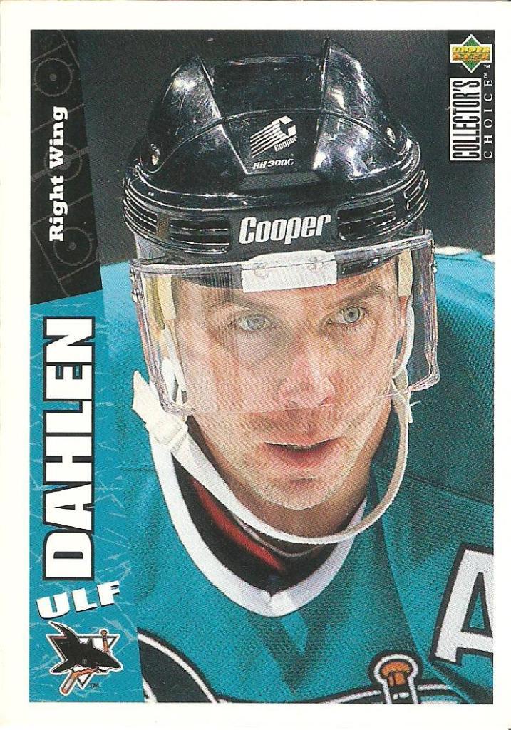 1996-97 UD Collector's Choice #243 Ulf Dahlen (San Jose Sharks)