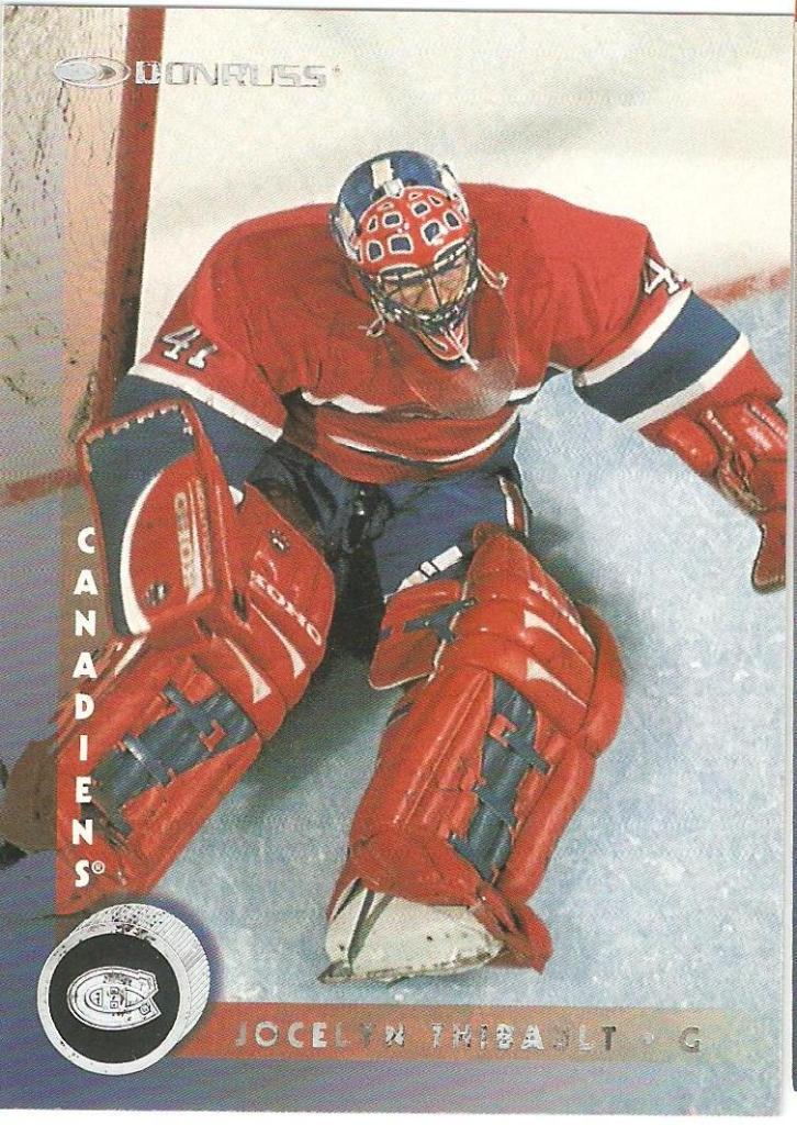 1997-98 Donruss #35 Jocelyn Thibault (Montreal Canadiens)