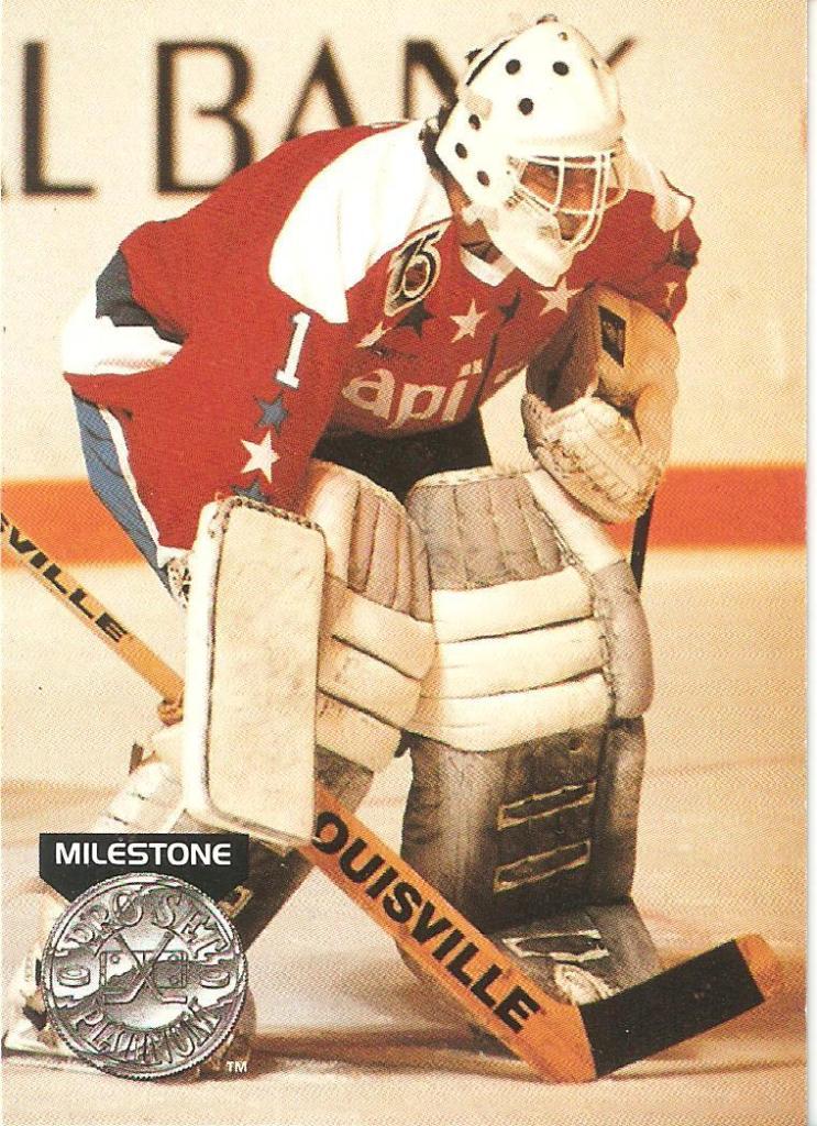 1991-92 Pro Set Platinum - Collectibles #PC16 Mike Liut (Washington Capitals)