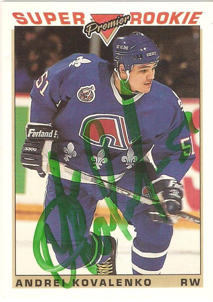 1993-94 Topps Premier #124 Andrei Kovalenko