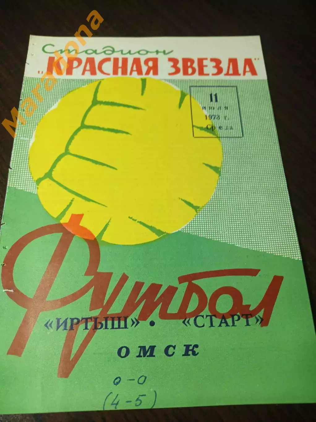 Иртыш Омск - Старт Ангарск 1973