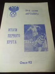 Иртыш Омск 1992 итоги 1 круга