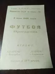 Каучук Стерлитамак - Спартак Йошкар-Ола 1966