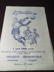 Локомотив Оренбург - Спартак Йошкар-Ола 1966