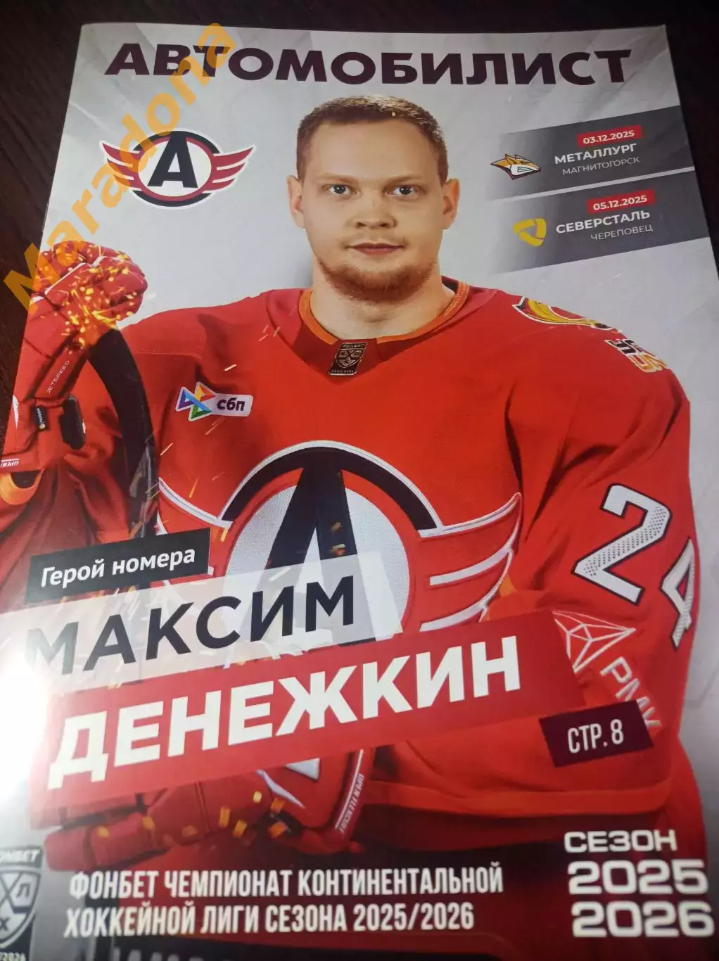 Автомобилист Екат. - Металлург Магнитогорск + Северсталь Череповец 2025/2026