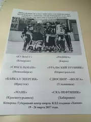 Кемерово 2017 Ульяновск Хабаровск Киров Иркутск Новосиб Первик Краснотурьинск