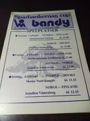 Чемпионат мира юноши Венерсборг Швеция 1984 СССР Швеция Норвегия Финляндия