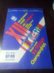 Чемпионат мира юноши Москва 1987-1988 СССР США Канада Швеция Финляндия ФРГ ЧССР