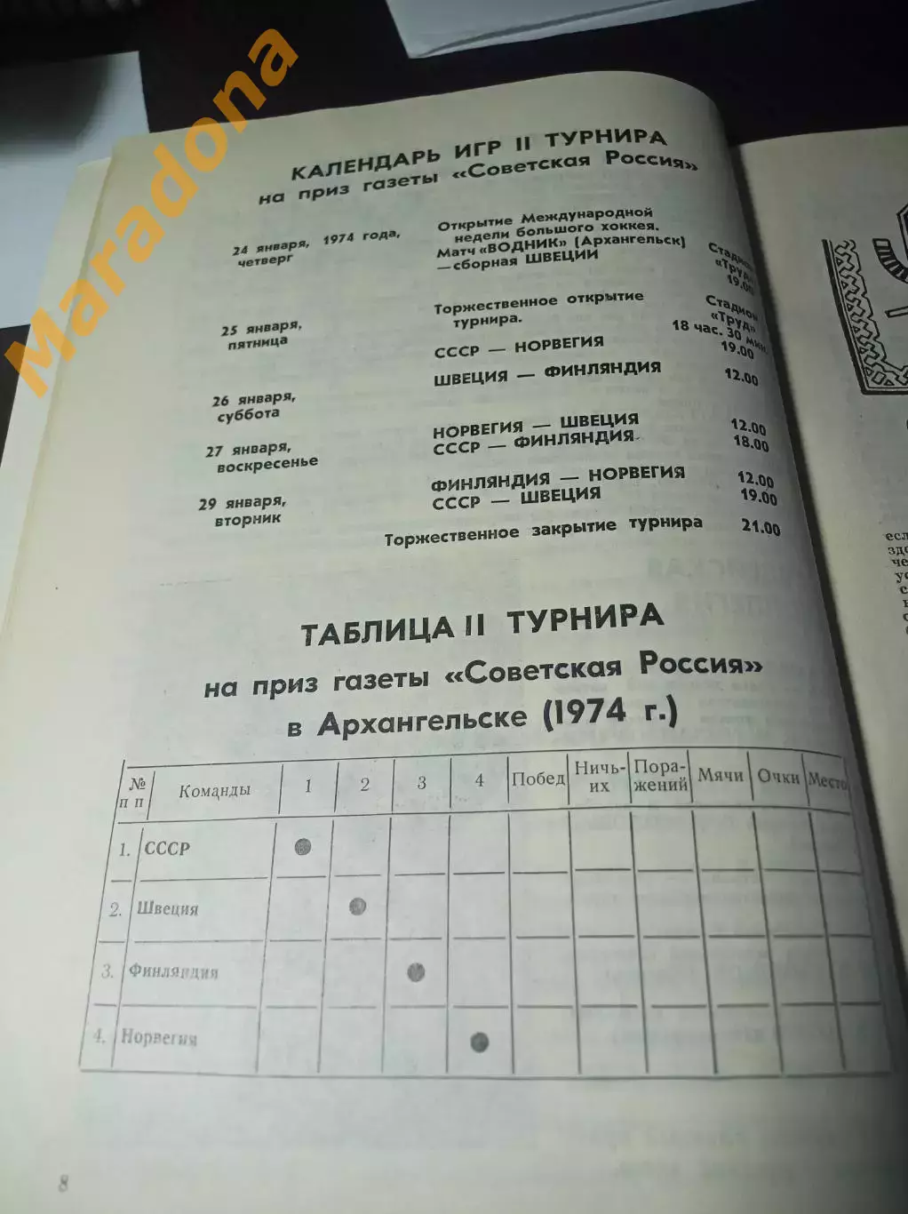 Советская Россия Архангельск 1974 СССР Норвегия Швеция Финляндия 2