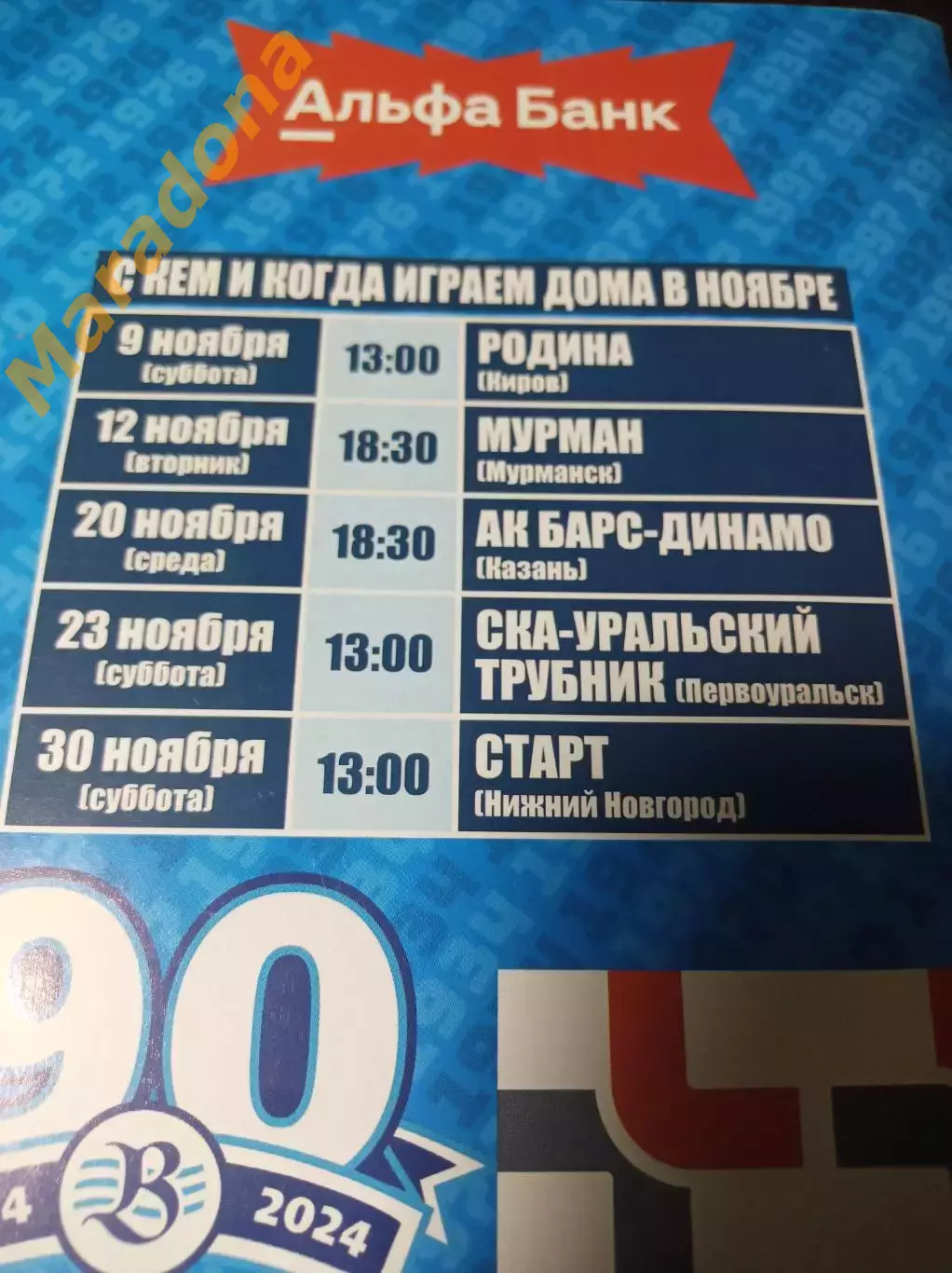 Волга Ульяновск - Киров+Мурманск+Казань+Первоуральск+Нижний Новгород 2024/2025 1