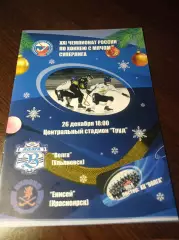 Волга Ульяновск - Енисей Красноярск 2012/2013