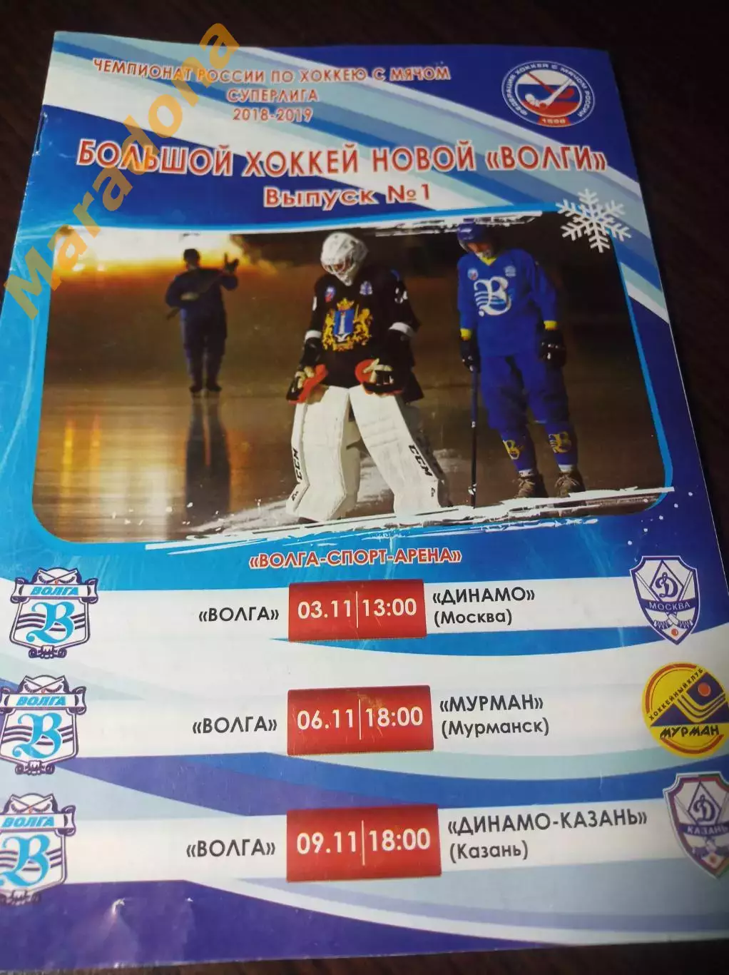 Волга Ульяновск - Динамо Москва + Мурман Мурманск + Динамо Казань 2018/2019