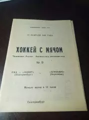 СКА-Зенит Екатеринбург - Агрохим Березники 1993/1994