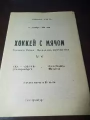 СКА-Зенит Екатеринбург - Сибскана Иркутск 1993/1994