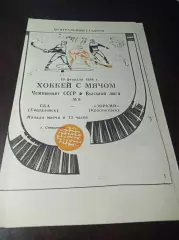 СКА Свердловск - Зоркий Красногорск 1983/1984