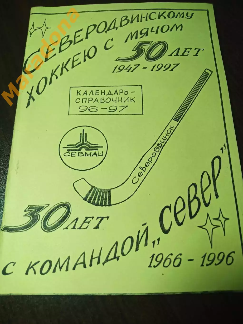 Хоккей с мячом Северодвинск 1996/1997 Юбилей - 50 лет