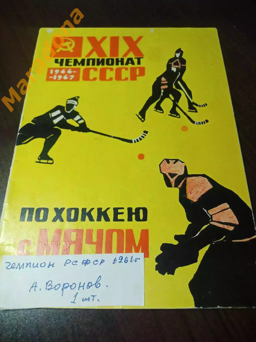 Хоккей с мячом Архангельск 1966/1967