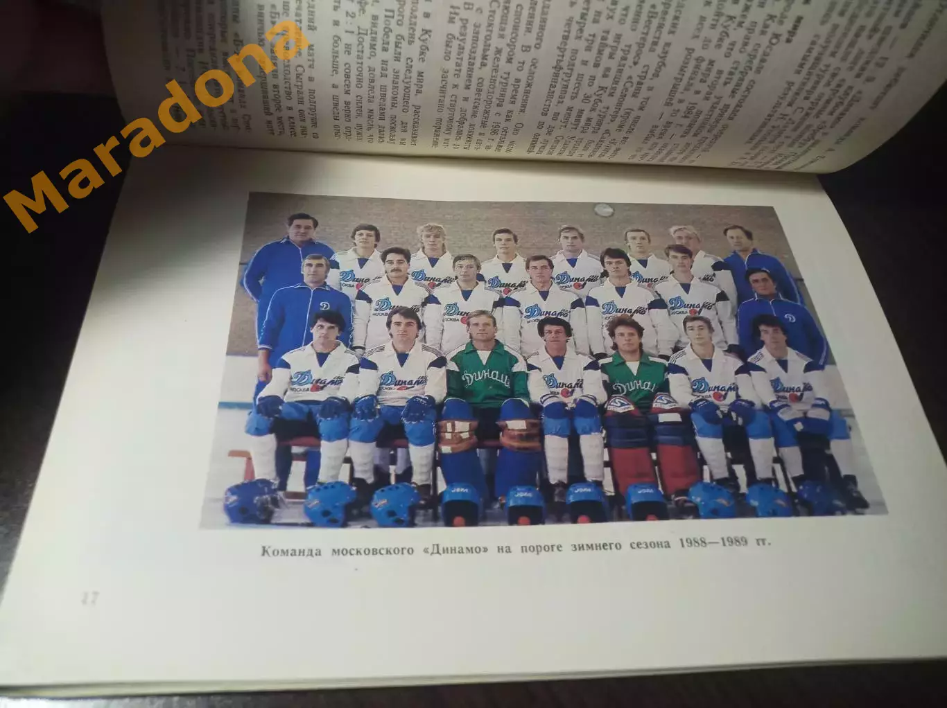 хоккей с мячом Динамо Москва 1988/1989 1