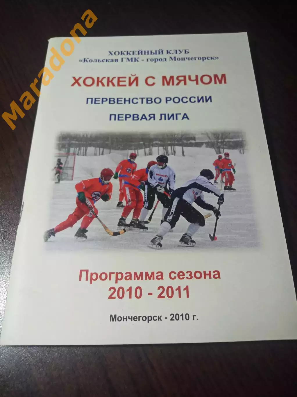 хоккей с мячом Мончегорск 2010/2011