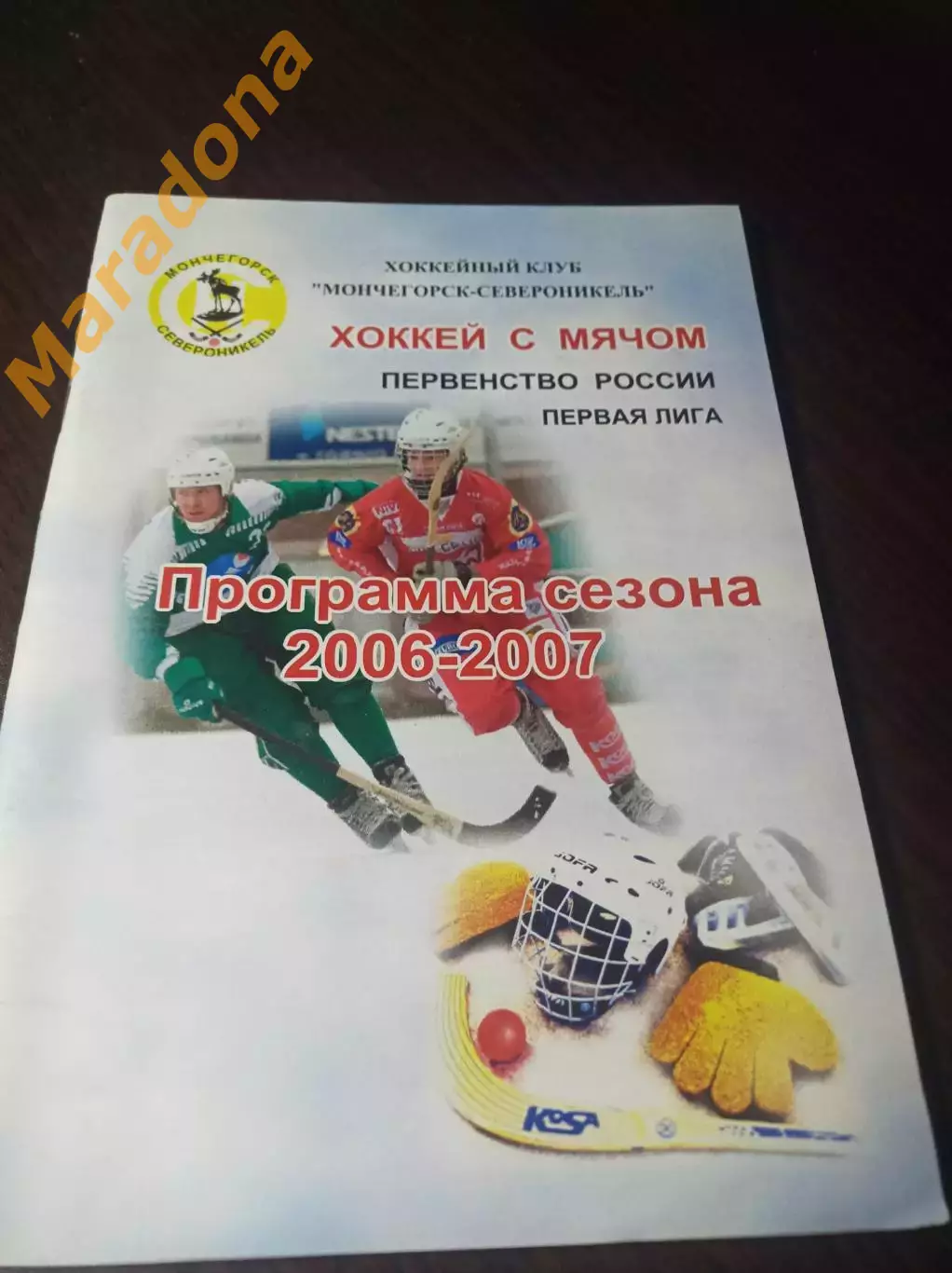 хоккей с мячом Мончегорск 2006/2007