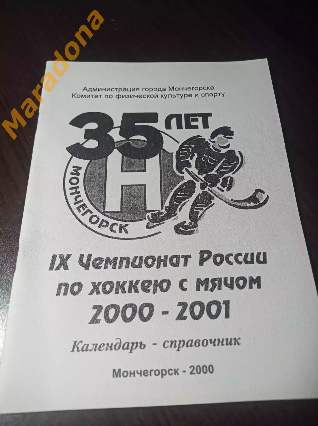 хоккей с мячом Мончегорск 2000/2001