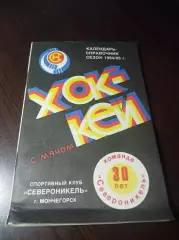 хоккей с мячом Мончегорск 1994/1995