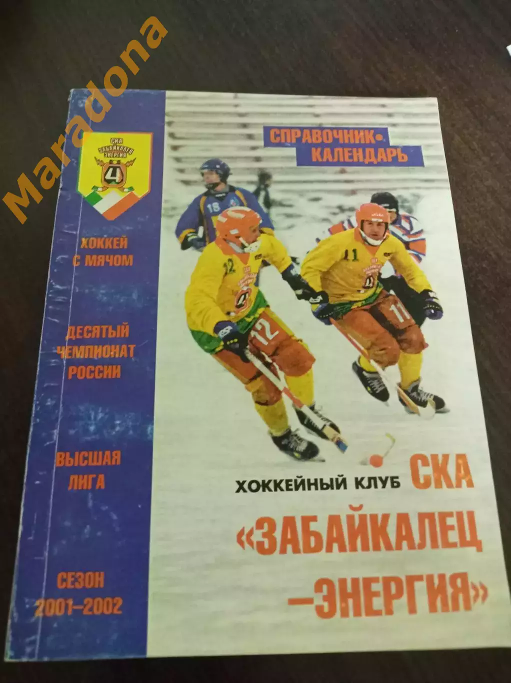 хоккей с мячом Чита 2001/2002