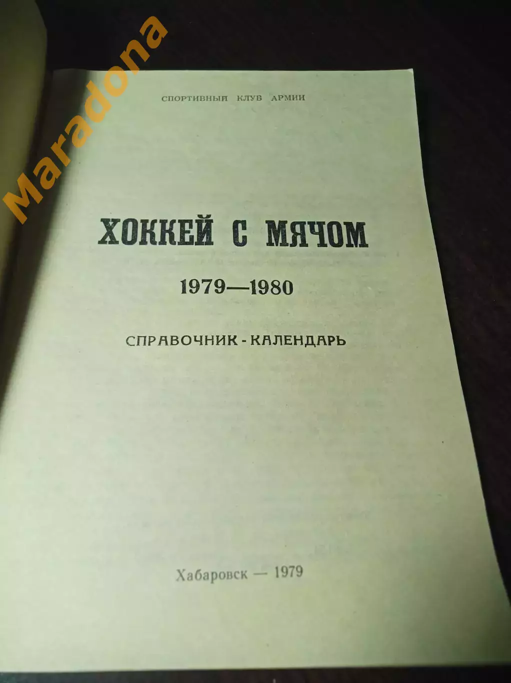 хоккей с мячом Хабаровск 1979/1980 1