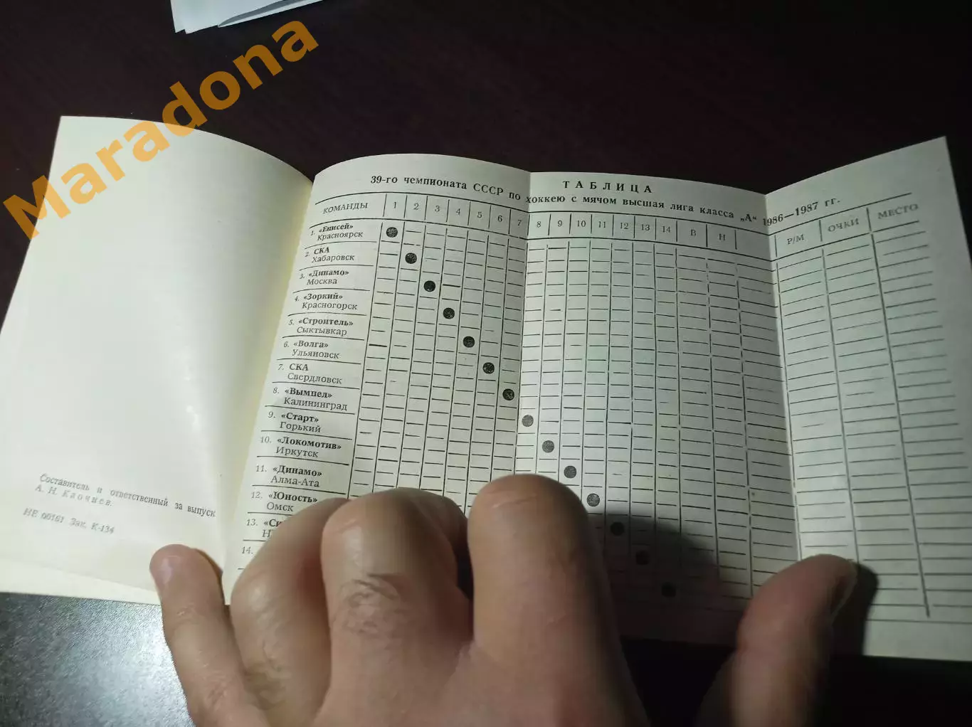 хоккей с мячом Иркутск 1988/1987 + вкладка 1