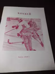 хоккей с мячом Иркутск 1985/1986 белая обложка