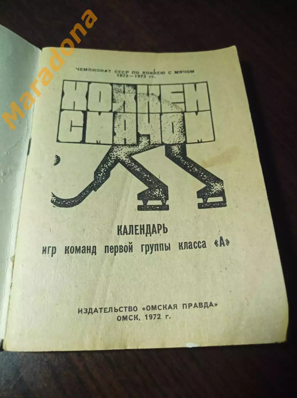 хоккей с мячом Омск 1972/1973 1