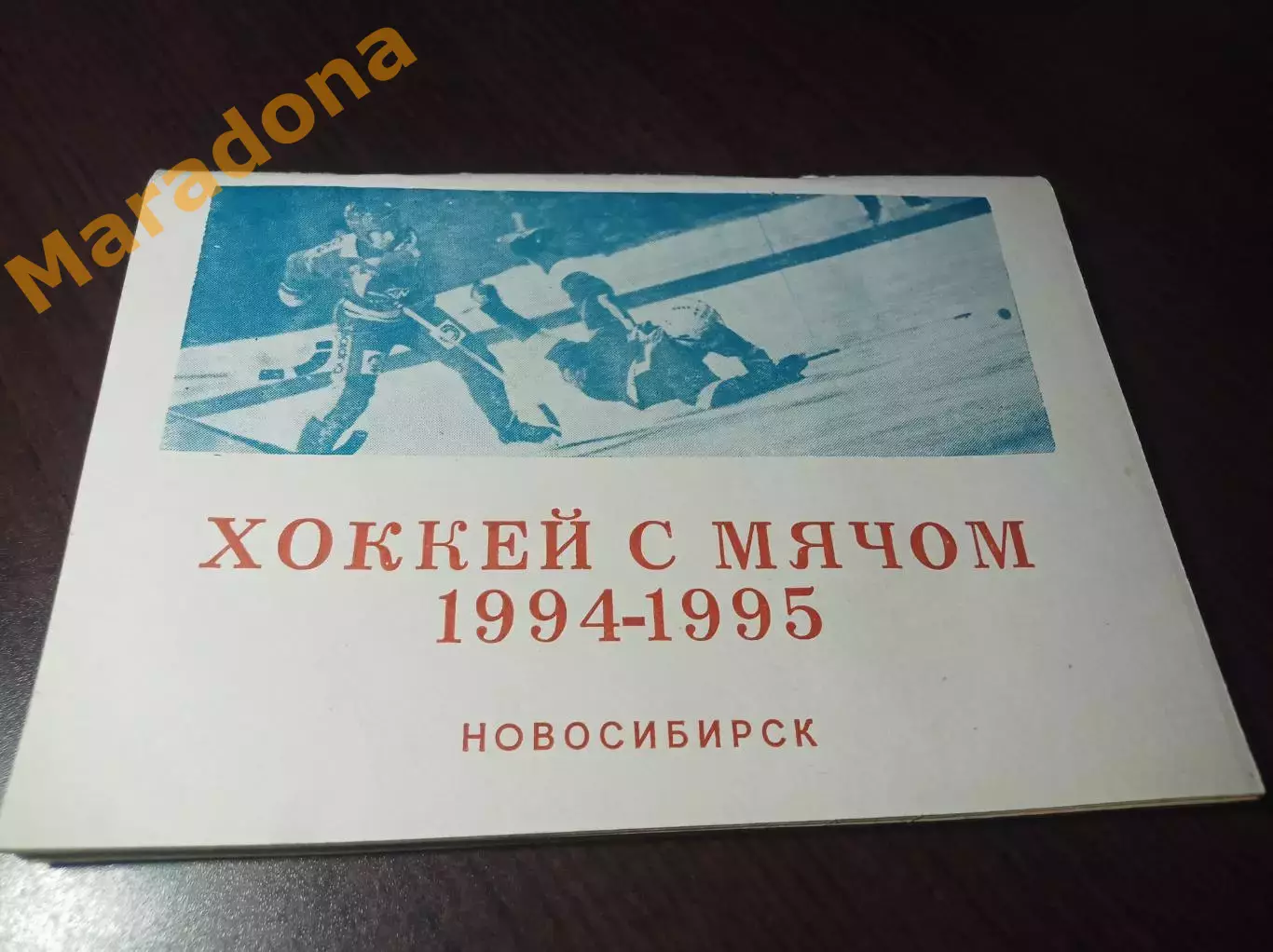 хоккей с мячом Новосибирск 1994/1995 + вкладыш