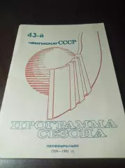 хоккей с мячом Первоуральск 1990/1991