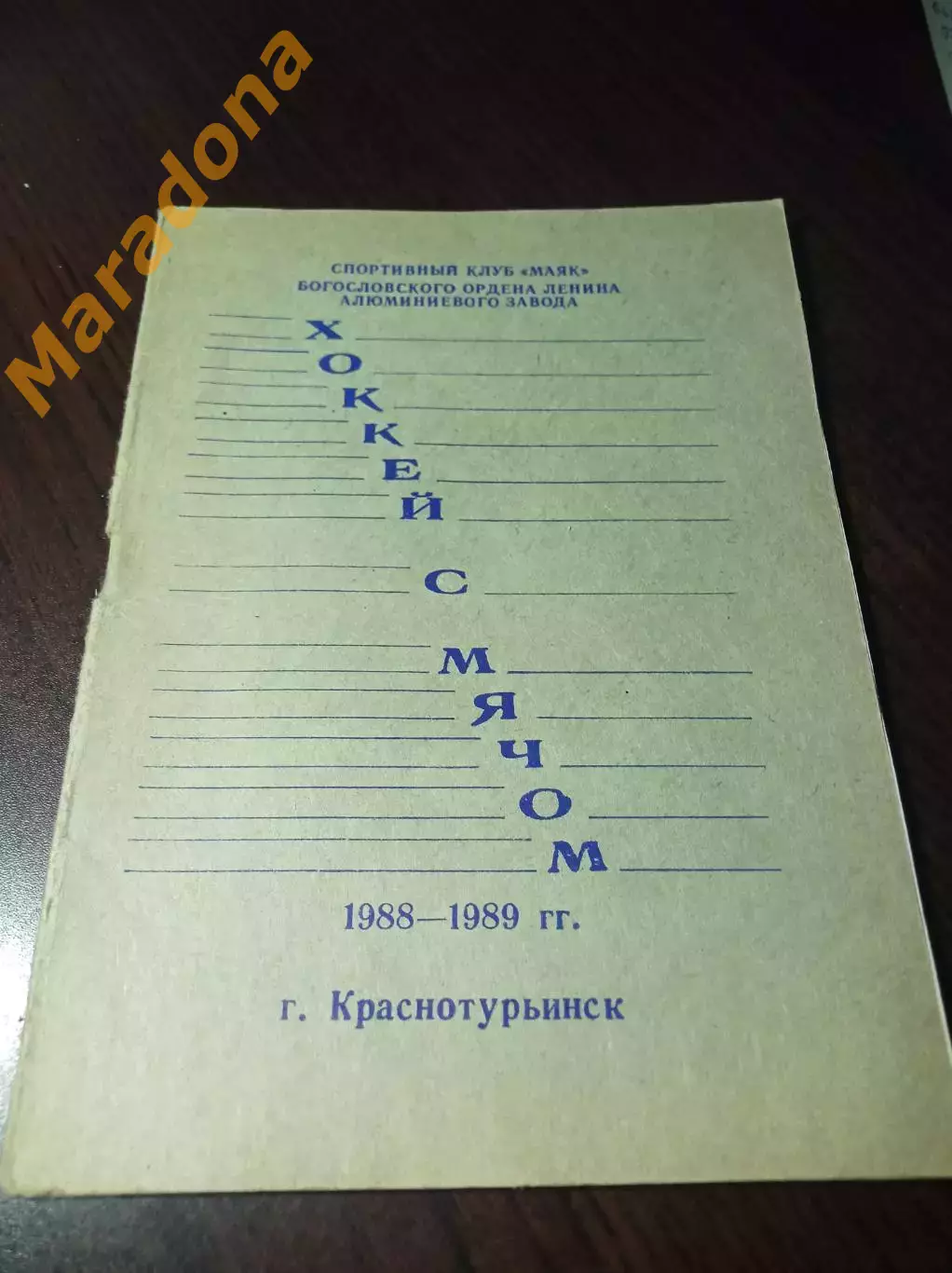 хоккей с мячом Краснотурьинск 1990/1989 серая обложка