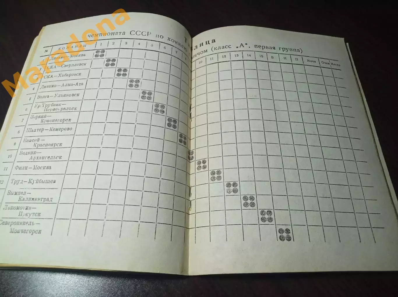 Хоккей с мячом Красноярск 1969/1970 + 2 вкладки! 1-й справочник Енисея! 4